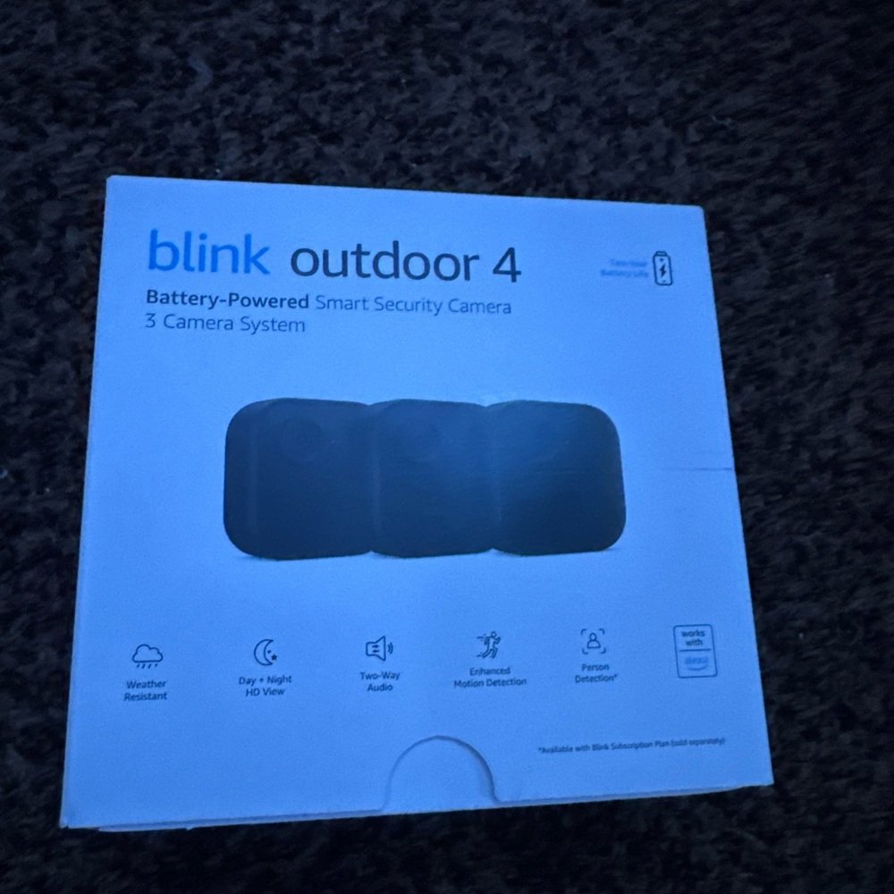Blink Outdoor 4 - Battery-Powered Smart Security 3-Camera System ✅✅✅